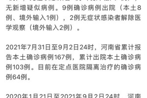 河南新增本土无症状4例︰(河南新增无症状1例)