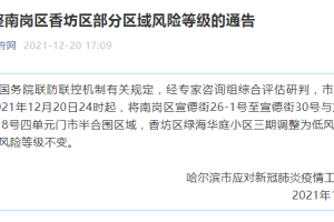 “天津调整相关区域风险等级” 天津风险地区划分最新2021？
