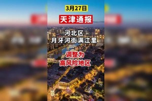 天津3地调为高风险-天津疫情高危地区是哪些地方