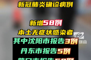 辽宁新增本土确诊60例均在大连〃辽宁新增本土确诊60例均在大连吗