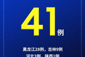 31省份新增本土确诊41例,31省份新增确诊病例49例其中本土病例24例