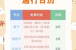 今年清明节高速免费几天〃今年清明节高速免费时间