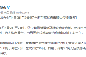 「大连新增24例无感染」〃大连新增24例无感染情况