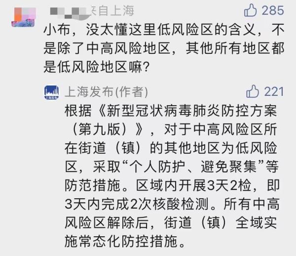 “上海2地调整为高风险区	” 上海高风险了吗？-第1张图片