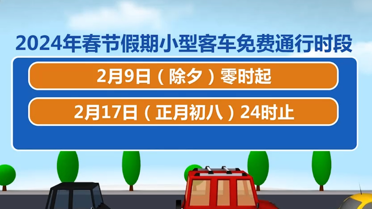 「春节高速免费2023年时间表」〃春节高速免费具体时间-第3张图片
