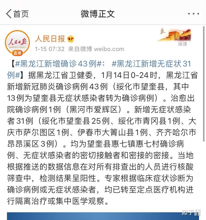“黑龙江新增本土确诊15例” 黑龙江新增本土确诊15例最新消息？-第3张图片