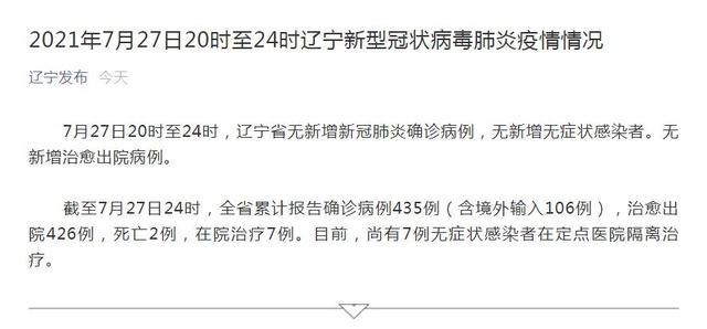 “辽宁新增20例本土确诊病例	” 辽宁新增2例本土确诊病例行动轨迹？-第2张图片
